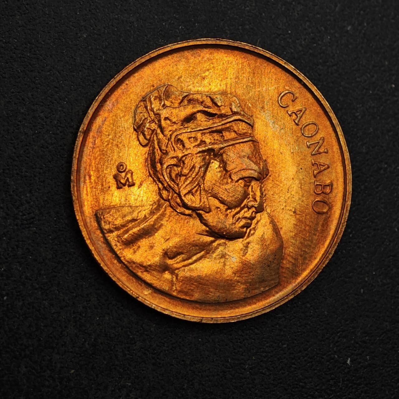 【淘币小摊】实时拍第八百四十四拍   散币场   满百包邮可预留二周 每周一统一发货   多米尼加1984年1分铜币