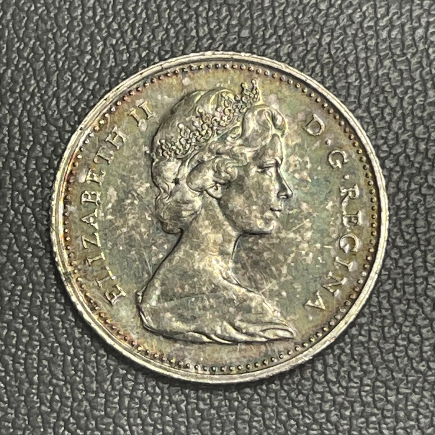 回流0110 加拿大1965年10分银币 