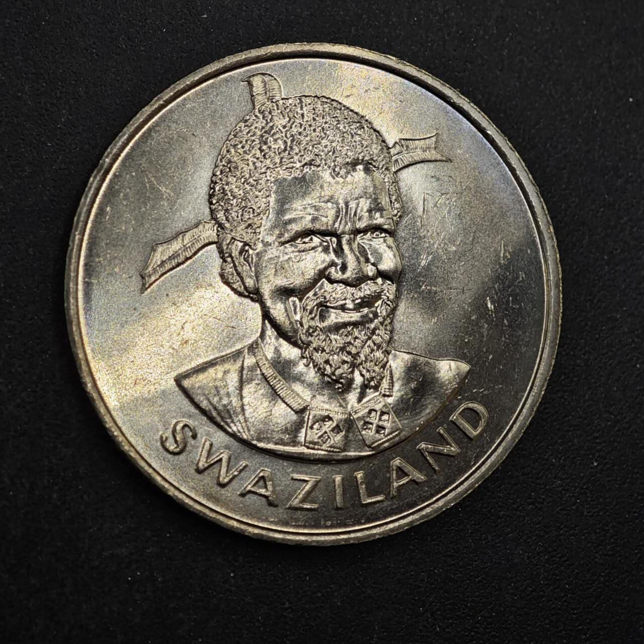 【淘币小摊】实时拍第八百四十四拍   散币场   满百包邮可预留二周 每周一统一发货   斯威士兰1981年1里兰吉fao纪念镍币