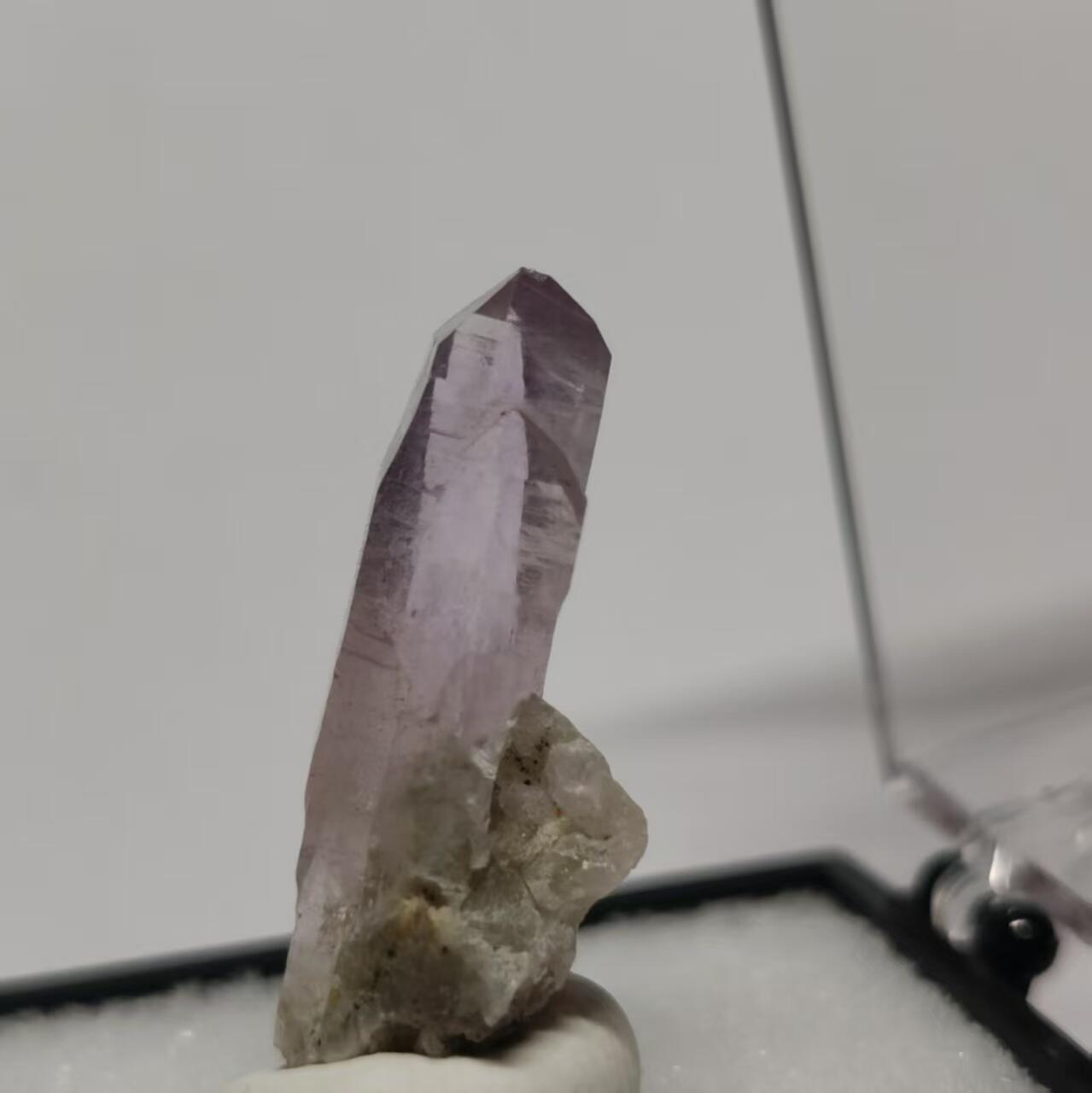 七河·世界钱币杂件水晶矿标小拍（总第33期） 藏家出品 X652（5） 墨西哥克鲁兹水晶矿标 盒子矿