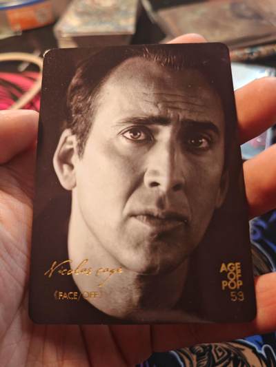 卡牌实验室开始第十一次实验 - 【黑白明星卡】尼古拉斯.凯奇