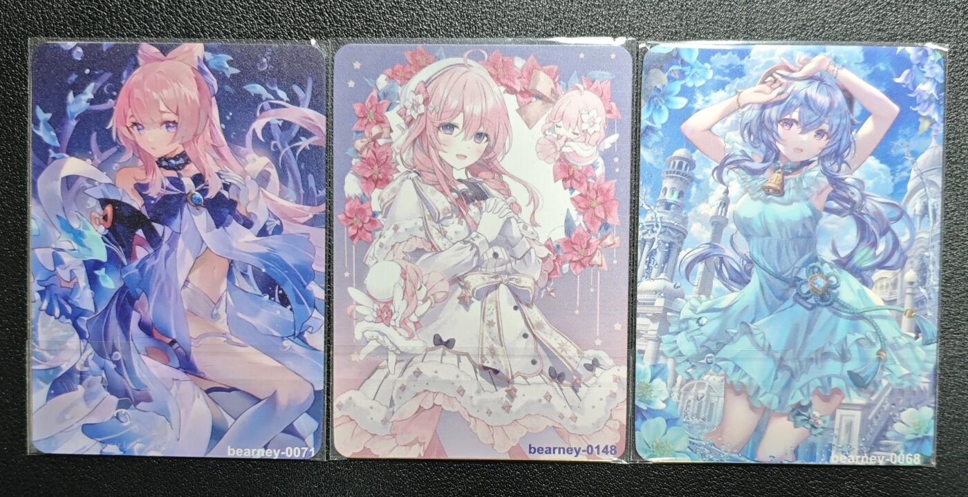 天玑星卡拍第159期《1.12周一截拍》持续收拍收评中 满赠卡需备注 动漫美女 金属卡 三张