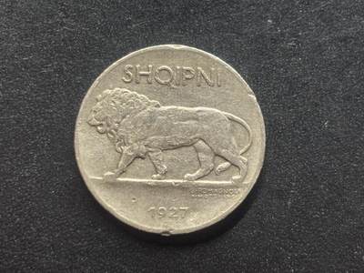 邮泉阁限时拍卖第三十九场 欧洲专场（硬币在国外。请付邮费6元。） - 阿尔巴尼亚王国1927年¼列克