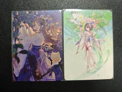 天玑星卡拍第159期《1.12周一截拍》持续收拍收评中 满赠卡需备注 - 动漫美女 金属卡 两张