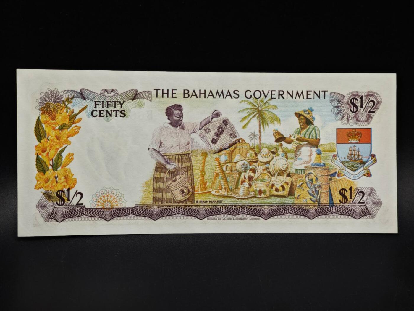 【淘币小摊】限时拍第八百四十五拍  纸币场  满百包邮可预留两周  周一统一发货  巴哈马50分纸币