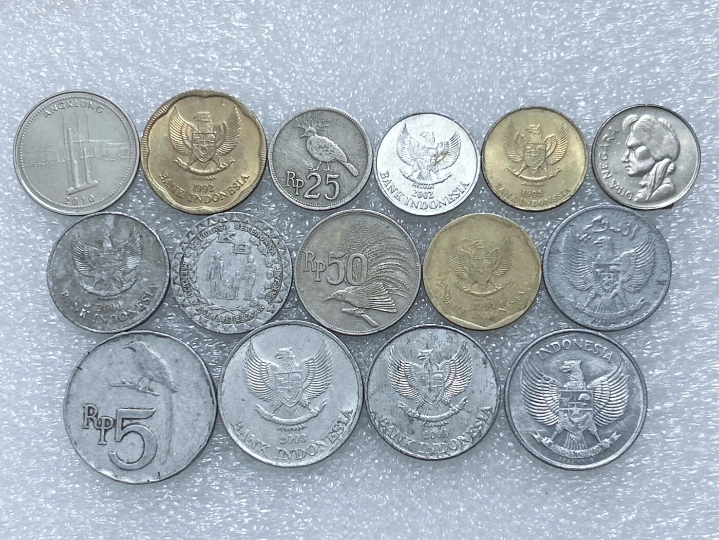 第一海外回流一元起拍收藏 散集专场  第289期 印度尼西亚硬币 15枚 无重复