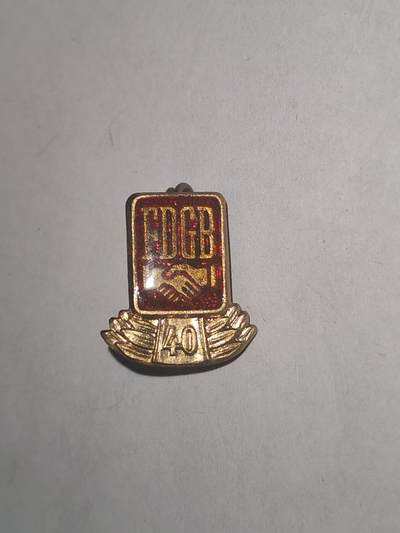 韵星假日拍卖第三十六期 -- Rimey Holidays Auction 36 - 民主德国工会四十年荣誉会员证章