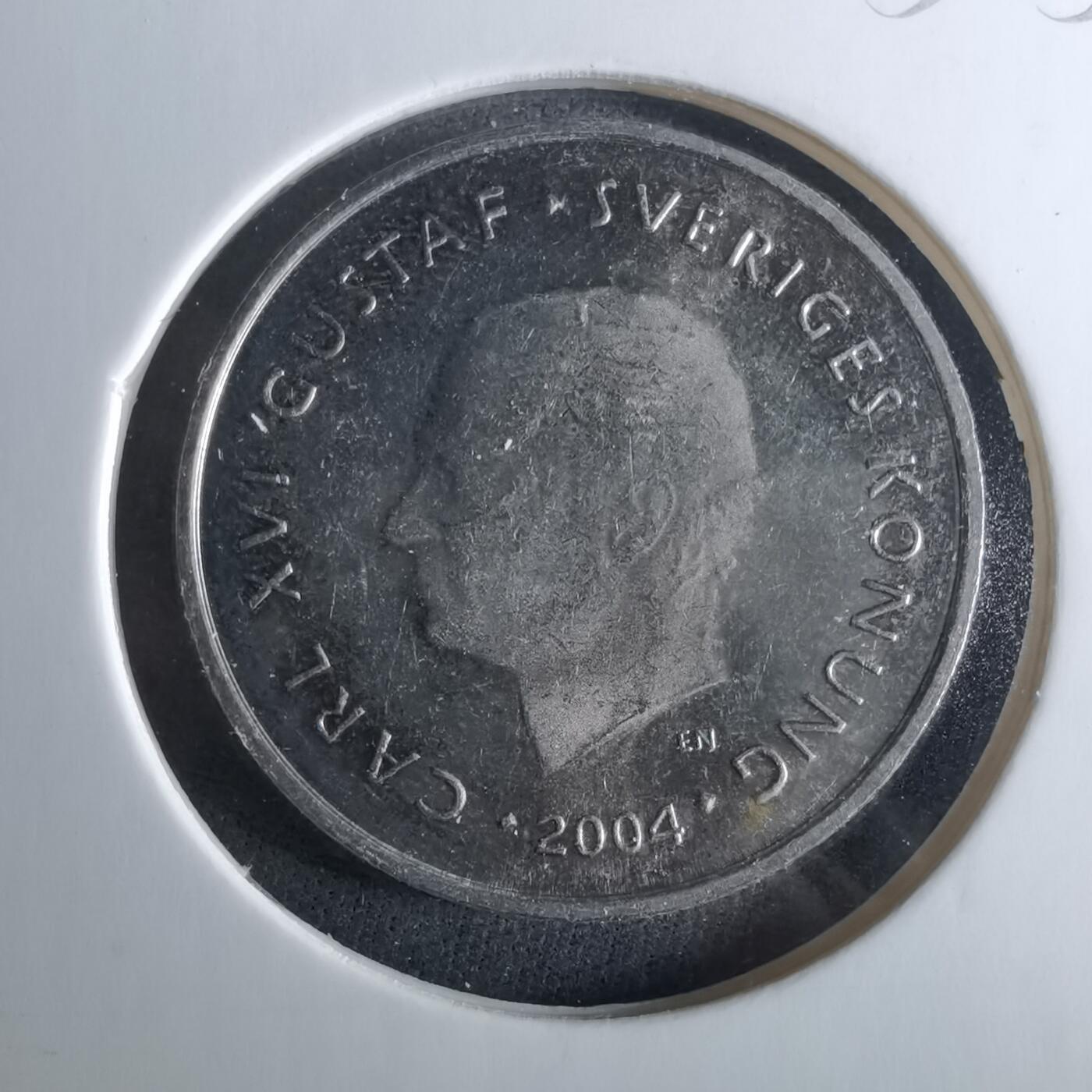 沼泽如烟--第956场 瑞典2004年1克朗