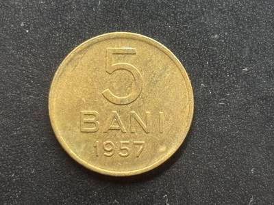 邮泉阁限时拍卖第三十九场 欧洲专场（硬币在国外。请付邮费6元。） - 罗马尼亚1957年5巴尼