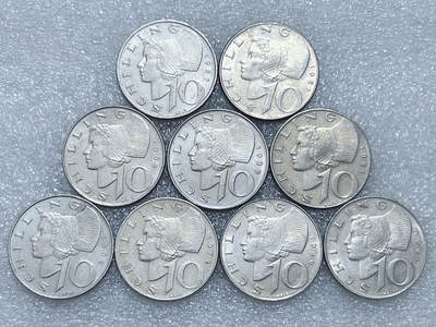 第一海外回流一元起拍收藏 散集专场  第289期 - 奥地利10先令硬币 9枚