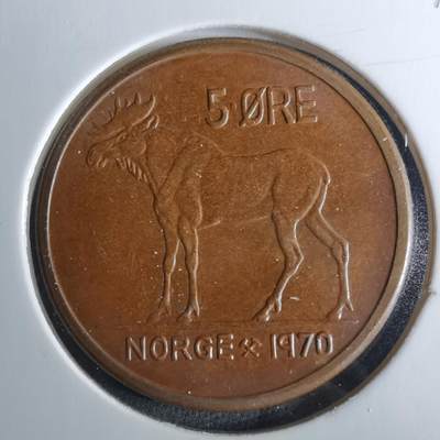 沼泽如烟--第956场 - 挪威1970年5欧尔