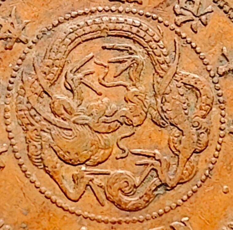 泉币菌-第165场-新年第八场 精品福利场 极品 爆龙鳞 传世 日本明治十年（1877）龙洋一钱铜币 28mm