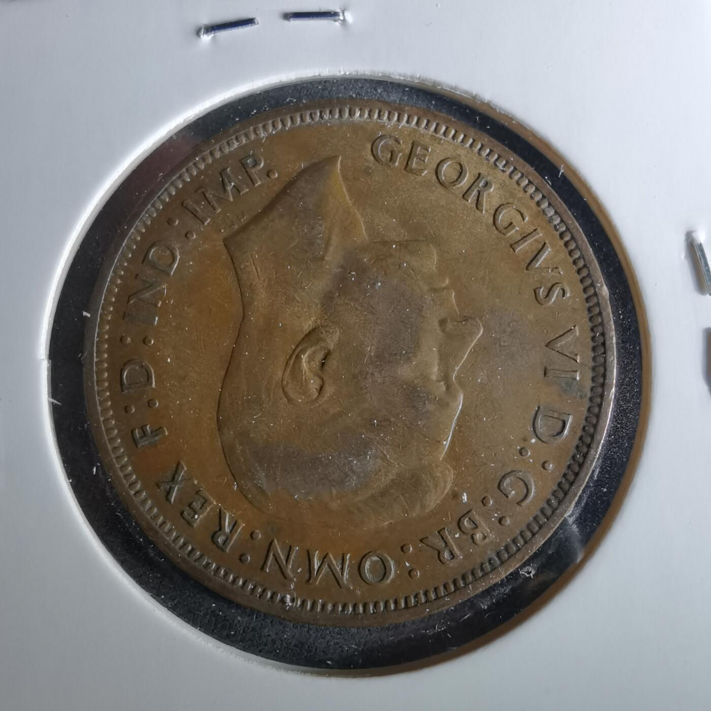 沼泽如烟--第956场 英国1946年1便士