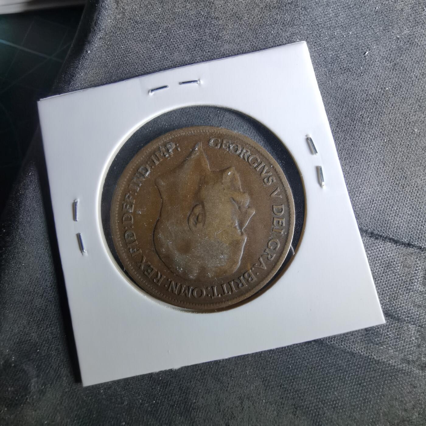 沼泽如烟--第956场 英国1917年1便士