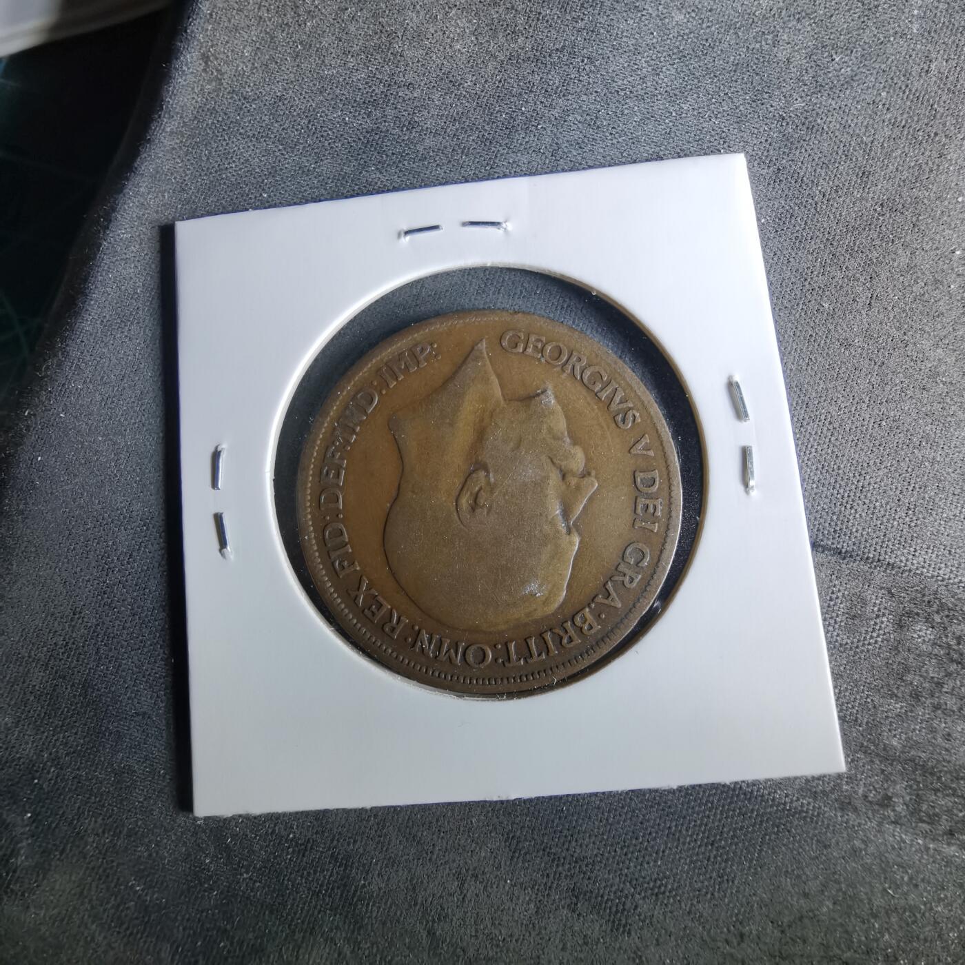 沼泽如烟--第956场 英国1916年1便士