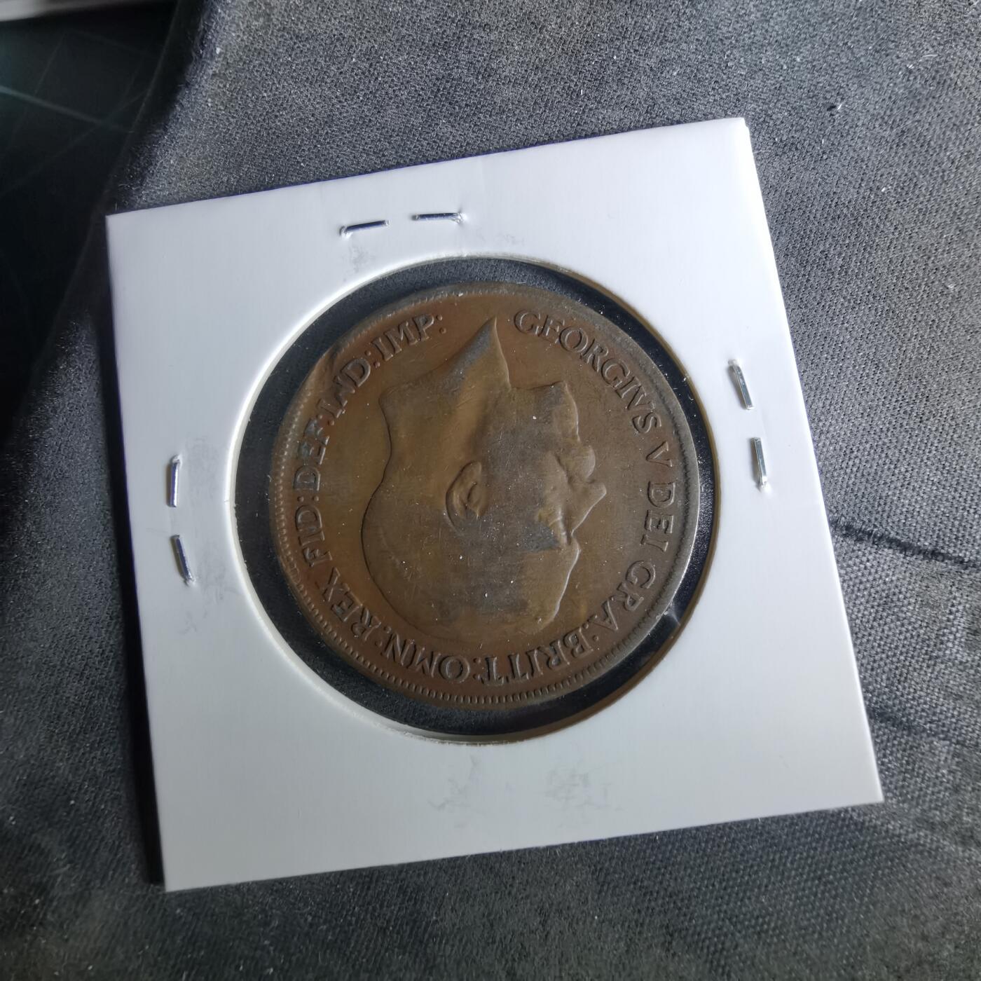 沼泽如烟--第956场 英国1921年1便士