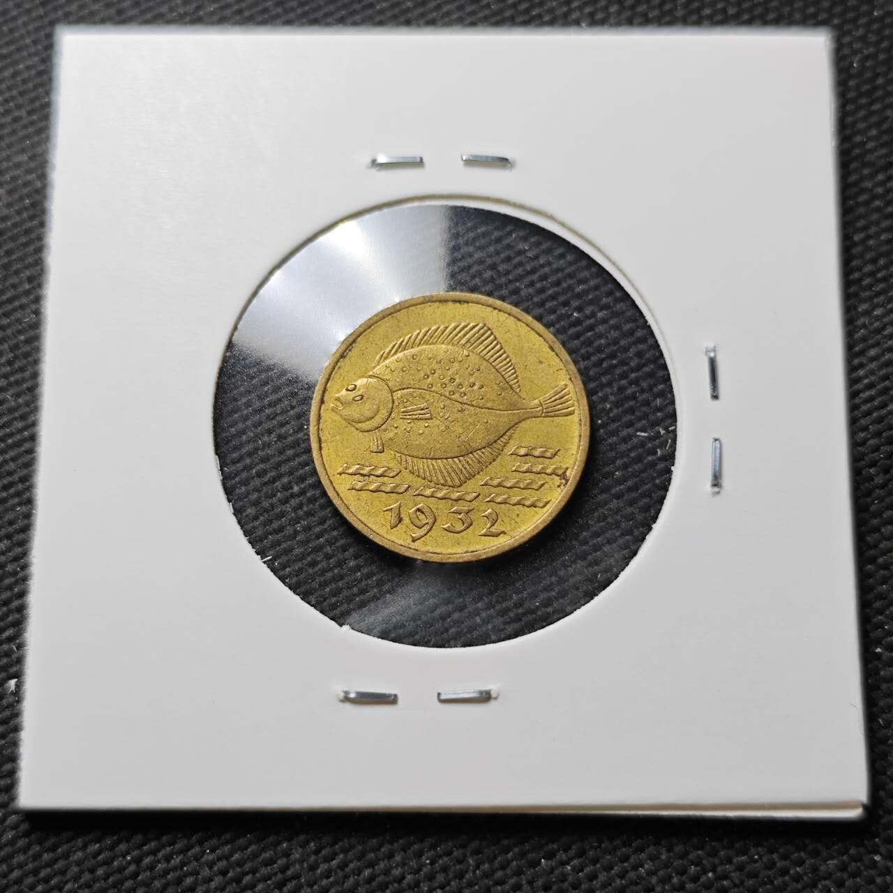 KK钱币收藏小铺  第399期  百期特拍（四拍之三）2月预留时间 周末发货  1932但泽5芬尼