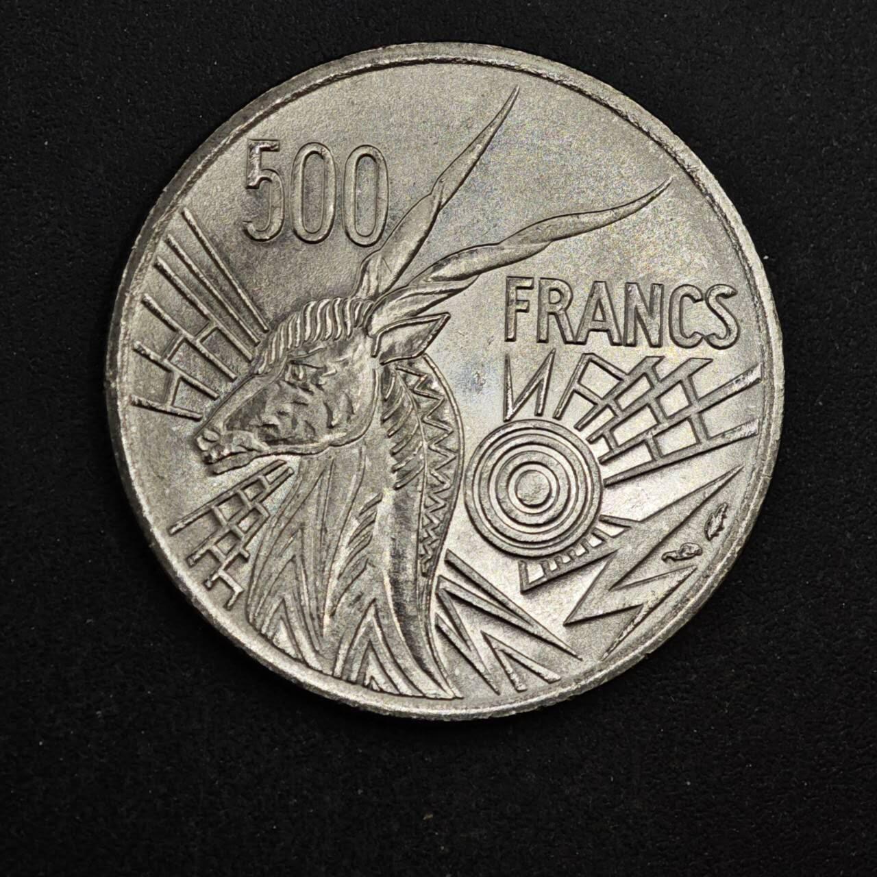 【淘币小摊】实时拍第八百四十四拍   散币场   满百包邮可预留二周 每周一统一发货   中非1976年500法郎镍币