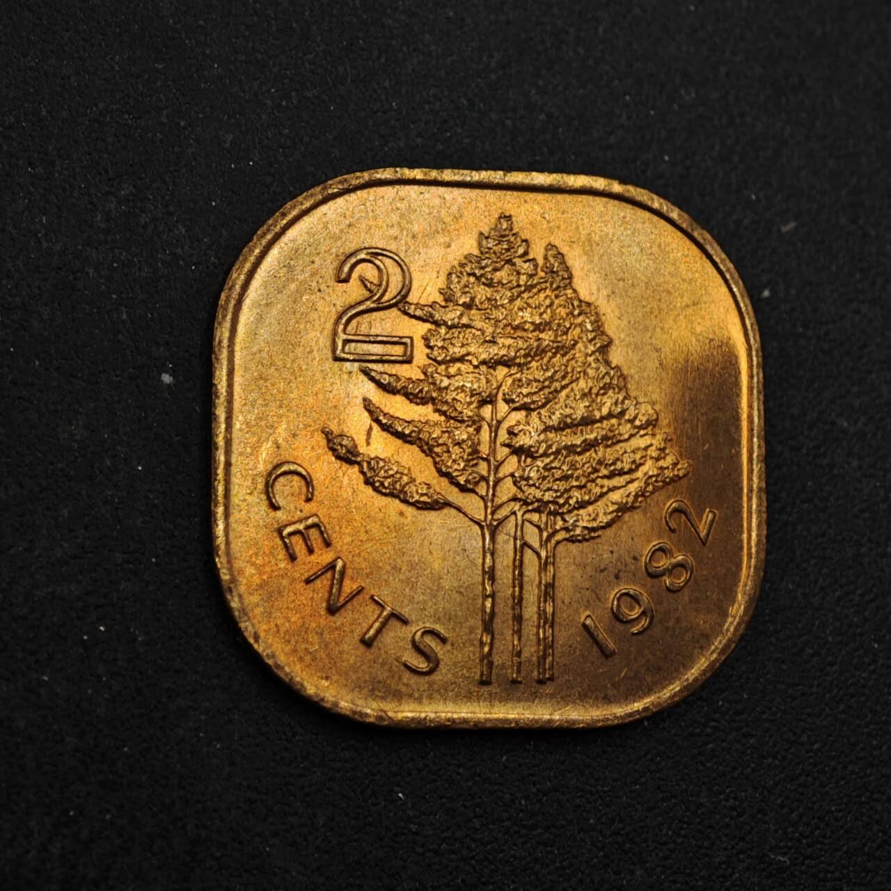 【淘币小摊】实时拍第八百四十四拍   散币场   满百包邮可预留二周 每周一统一发货   斯威士兰1982年2分铜币