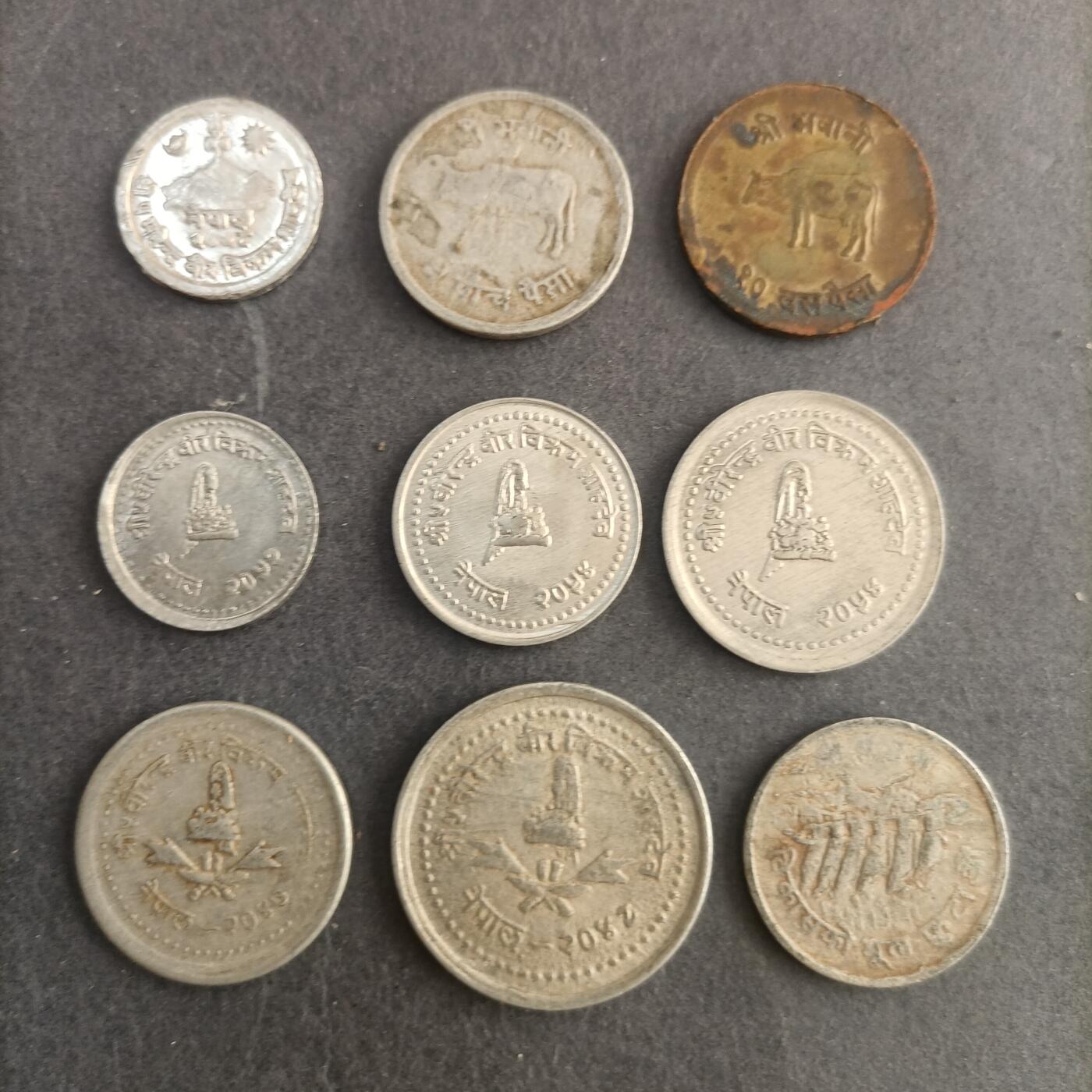 【游宝包邮场】蛇年第106期 纸钞硬币卡牌综合场[二] 尼泊尔🇳🇵 9枚