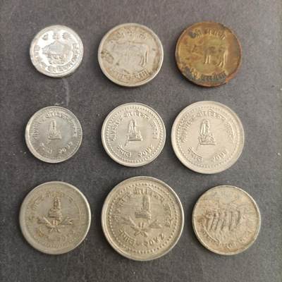 【游宝包邮场】蛇年第106期 纸钞硬币卡牌综合场[二] - 尼泊尔🇳🇵 9枚