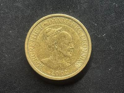 邮泉阁限时拍卖第三十九场 欧洲专场（硬币在国外。请付邮费6元。） - 丹麦玛格丽特二世女王2002年10克朗