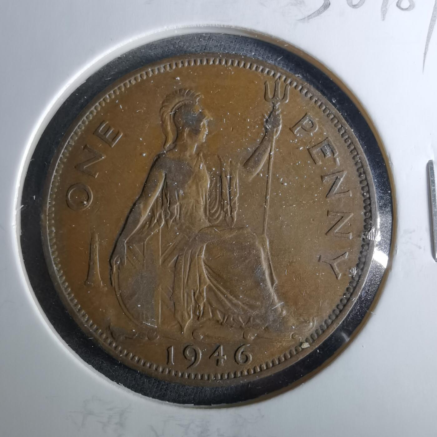 沼泽如烟--第956场 英国1946年1便士