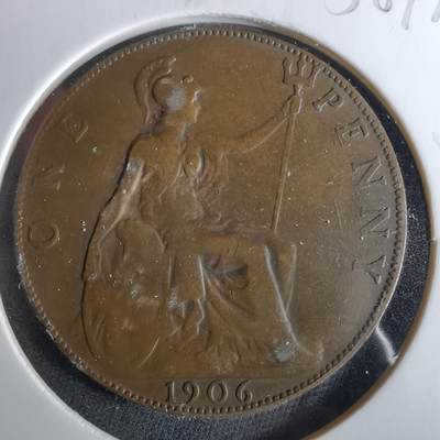 沼泽如烟--第956场 - 英国1906年1便士