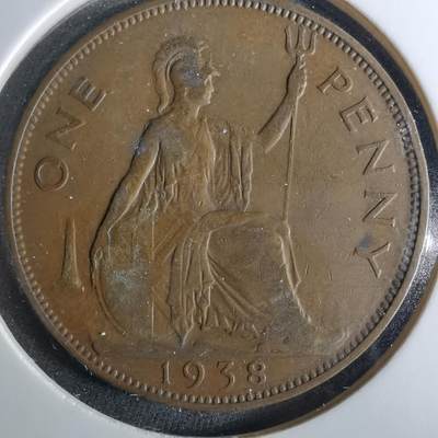 沼泽如烟--第956场 - 英国1938年1便士