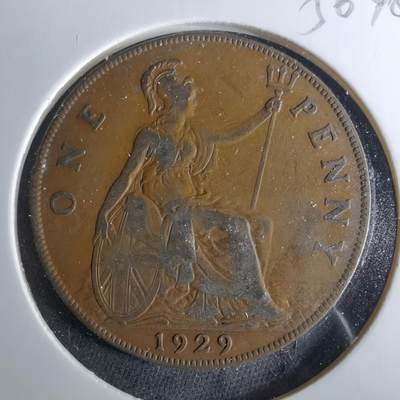 沼泽如烟--第956场 - 英国1929年1便士