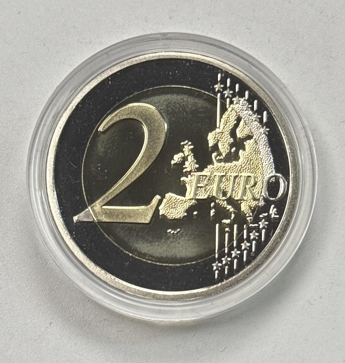 S&S Numismatic世界钱币-拍卖 第118期  比利时2023年 布鲁塞尔新艺术运动 2欧元双色精制纪念币 盒证齐全