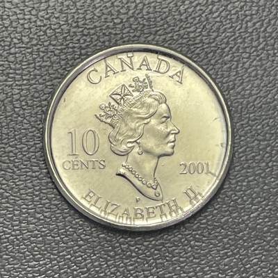 回流0110 - 加拿大2001年10分青年志愿者纪念币