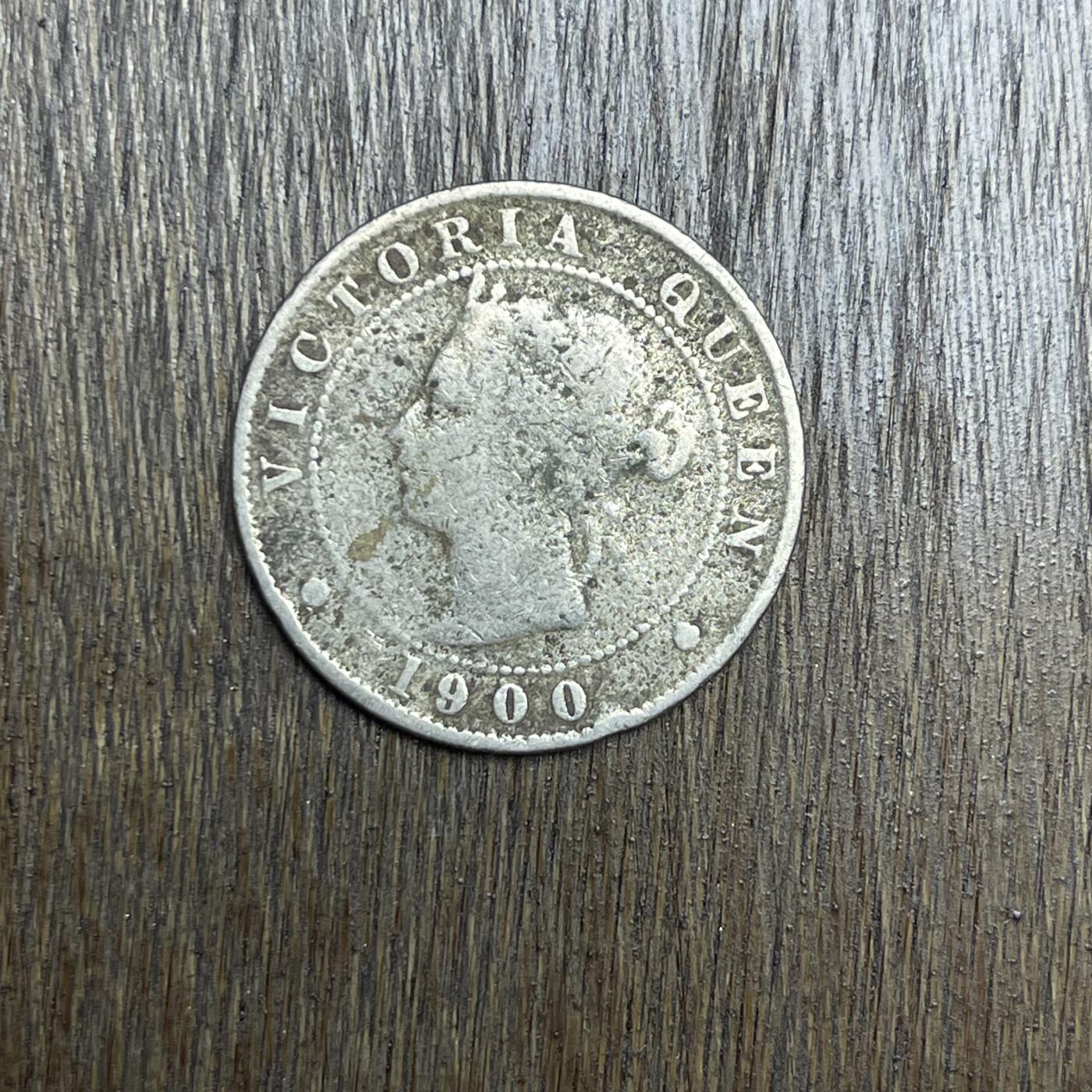 【铜匠收藏】★第137场★散币场。不寄存，30包邮。不满30元，支付5元运费。《接受代拍 代送NGC评级》 38【无寄存】1900 牙买加 维多利亚 半便士 镍币