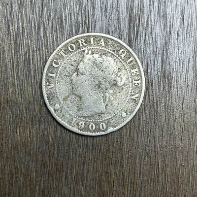 【铜匠收藏】★第137场★散币场。不寄存，30包邮。不满30元，支付5元运费。《接受代拍 代送NGC评级》 - 38【无寄存】1900 牙买加 维多利亚 半便士 镍币