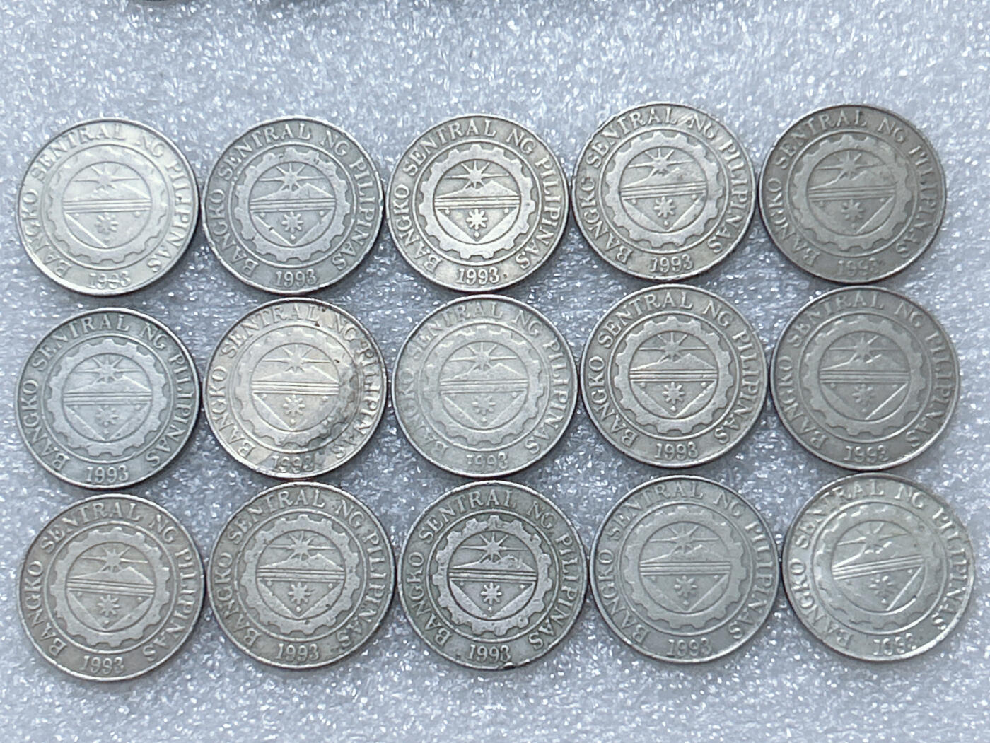 第一海外回流一元起拍收藏 散集专场  第289期 菲律宾1比索硬币 15枚