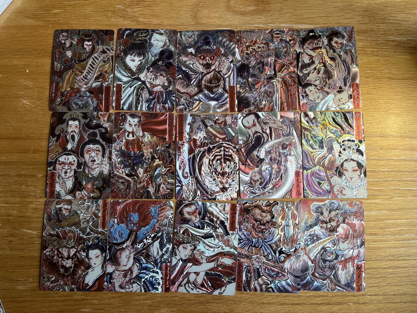 欢迎送拍、零成本上架，释放现金流，合理分配上拍卡品 【折光套27张】彫仙 西游系列（非常精美好多多对你能拼一起）