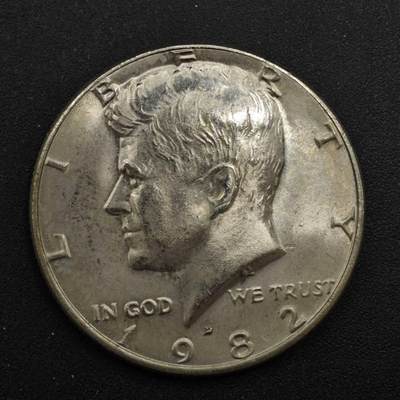 【淘币小摊】实时拍第八百四十四拍   散币场   满百包邮可预留二周 每周一统一发货   - 美国1982年肯尼迪半美元