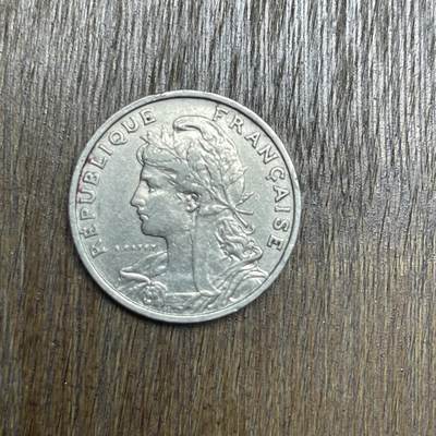 【铜匠收藏】★第137场★散币场。不寄存，30包邮。不满30元，支付5元运费。《接受代拍 代送NGC评级》 - 28【无寄存】1903 法国 25分 镍币