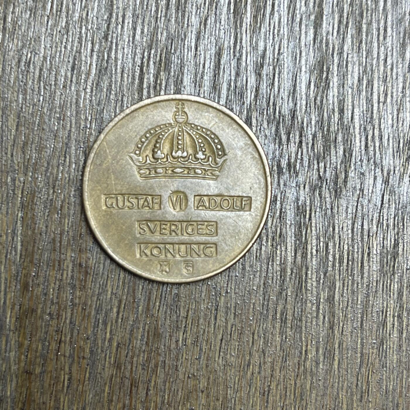 【铜匠收藏】★第137场★散币场。不寄存，30包邮。不满30元，支付5元运费。《接受代拍 代送NGC评级》 33【无寄存】1954 瑞典 2欧尔 铜币