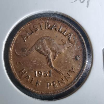 沼泽如烟--第956场 - 澳大利亚1951年半便士