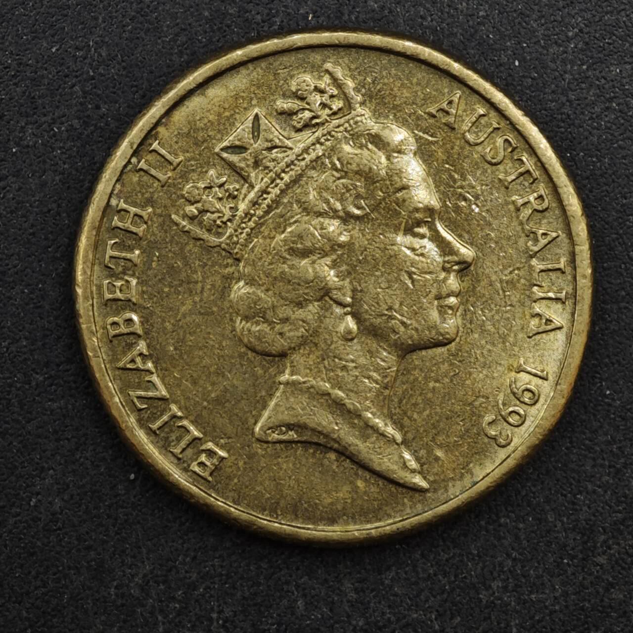 【淘币小摊】实时拍第八百四十四拍   散币场   满百包邮可预留二周 每周一统一发货   澳大利亚1993年水资源1元纪念铜币