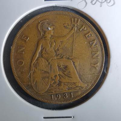 沼泽如烟--第956场 - 英国1931年1便士