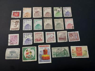 博彦收藏  TM 1月14日 8点 邮票专场 全场包邮 - 中国旧票一组，具体以图片为准，个别瑕疵，大部分上品