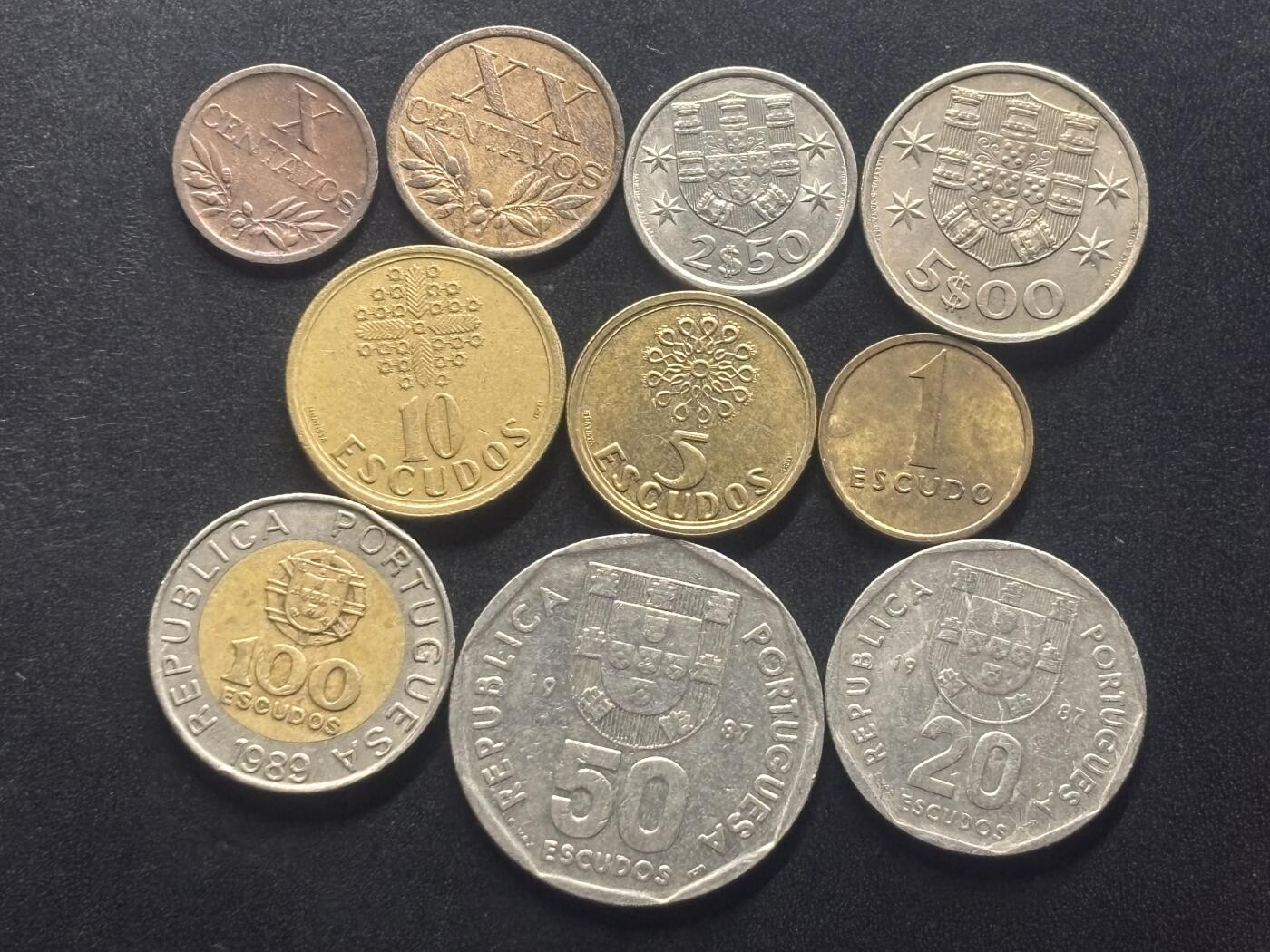 邮泉阁限时拍卖第三十九场 欧洲专场（硬币在国外。请付邮费6元。） 葡萄牙10枚