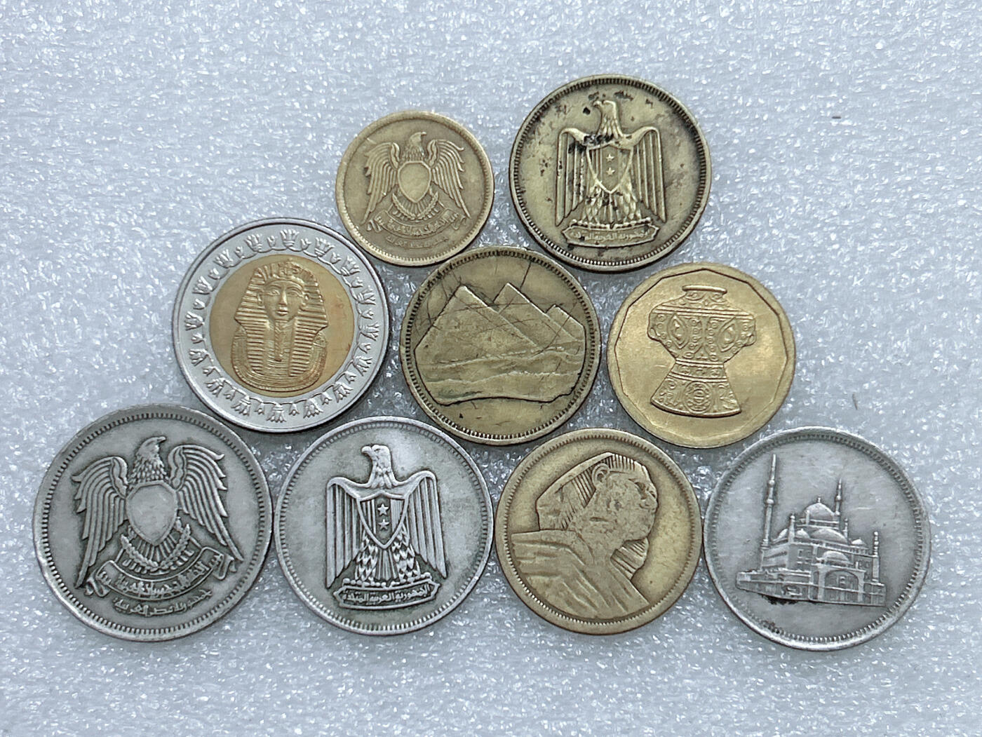 第一海外回流一元起拍收藏 散集专场  第289期 埃及硬币 9枚