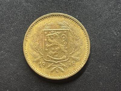 邮泉阁限时拍卖第三十九场 欧洲专场（硬币在国外。请付邮费6元。） 芬兰1948年5马克