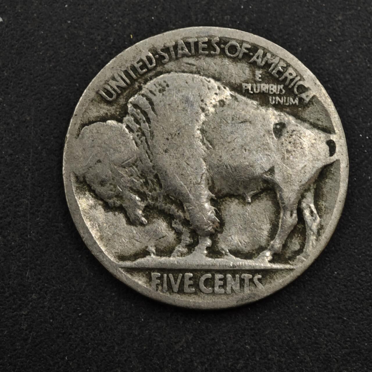 【淘币小摊】实时拍第八百四十四拍   散币场   满百包邮可预留二周 每周一统一发货   美国1934年野牛五分