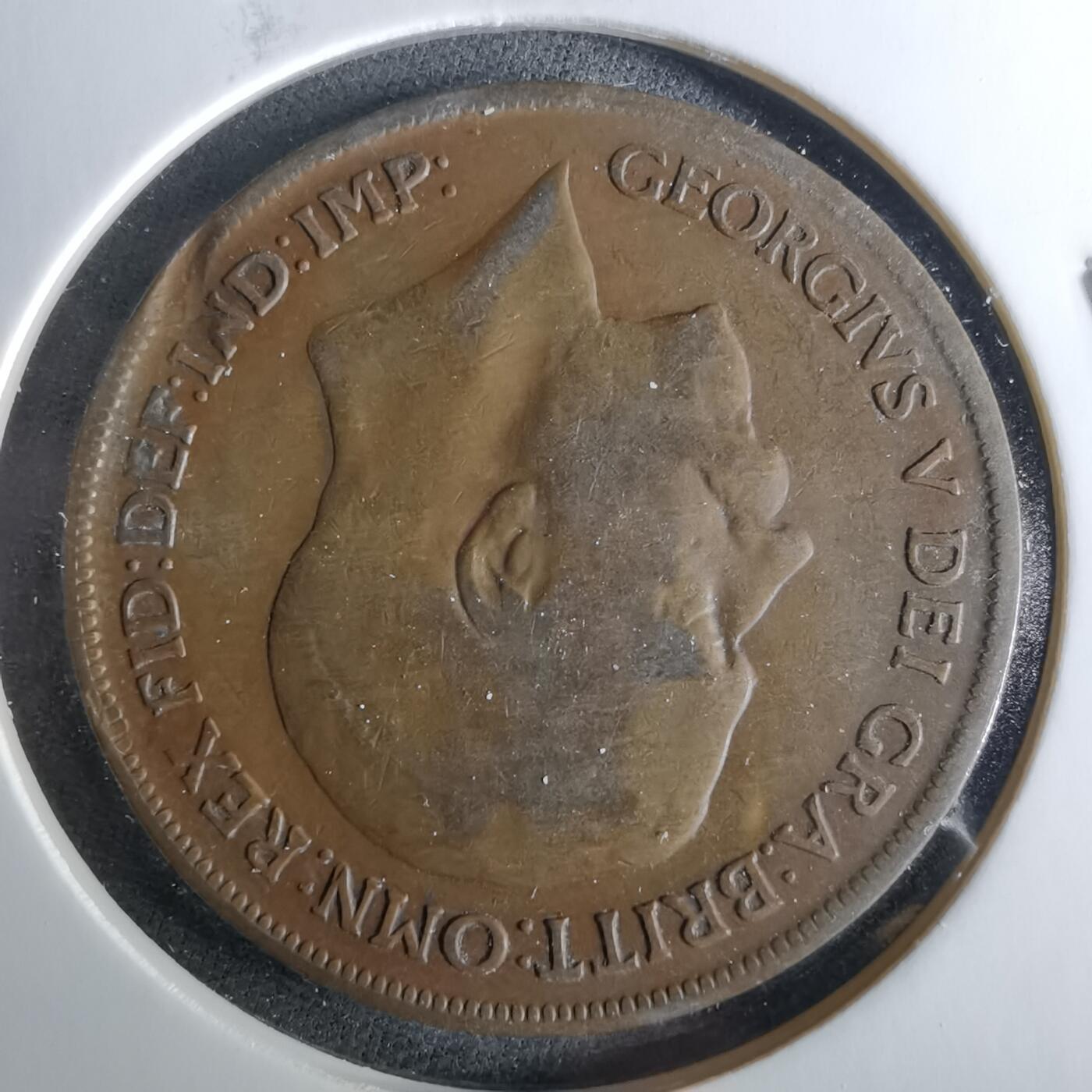 沼泽如烟--第956场 英国1921年1便士