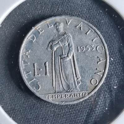 沼泽如烟--第956场 - 梵蒂冈1953年1里拉