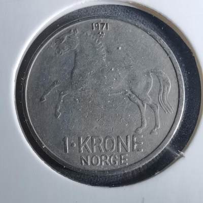 沼泽如烟--第956场 - 挪威1971年1克朗